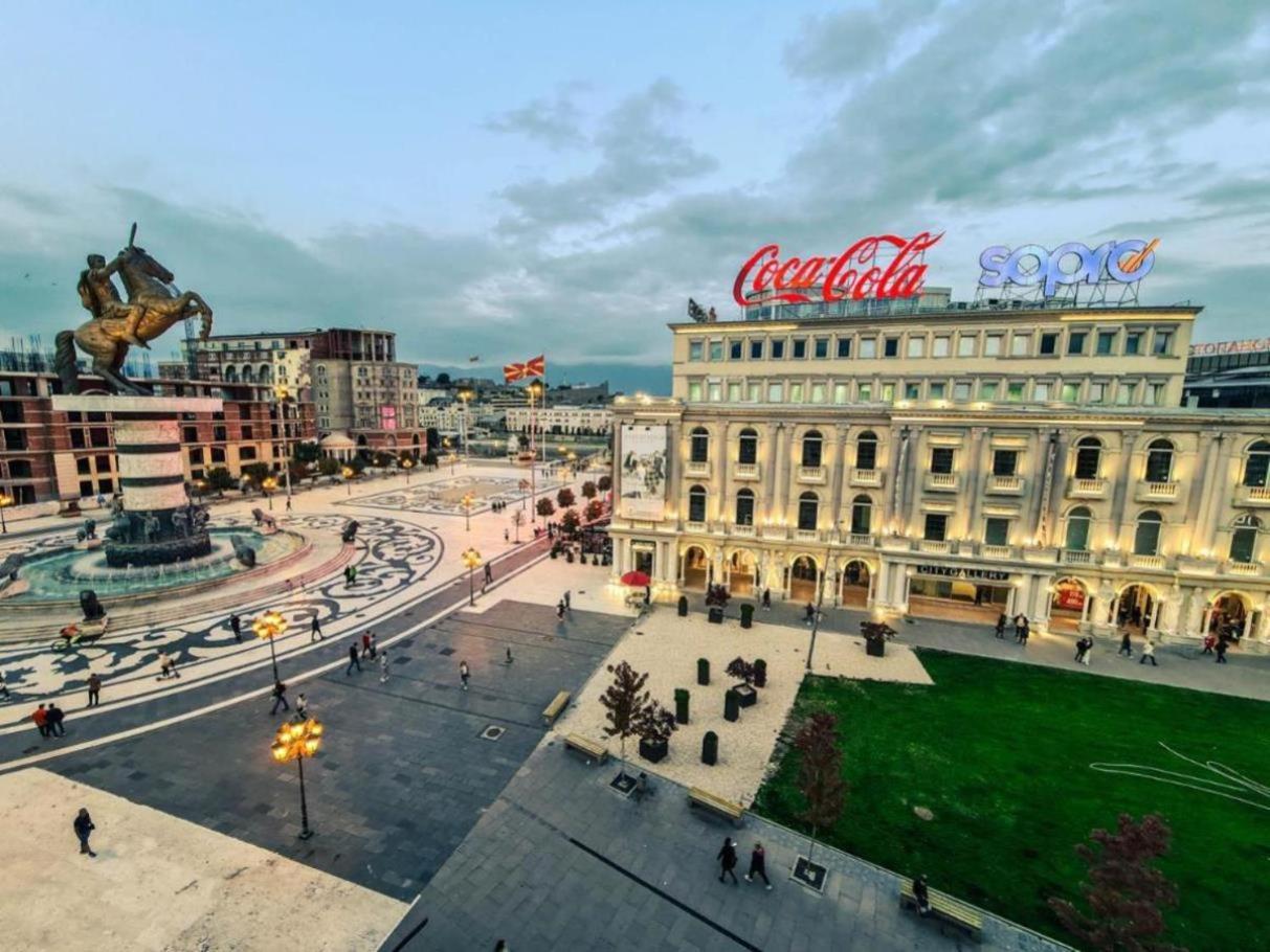 Rooftop Apartment At Mainsquare Üsküp Dış mekan fotoğraf