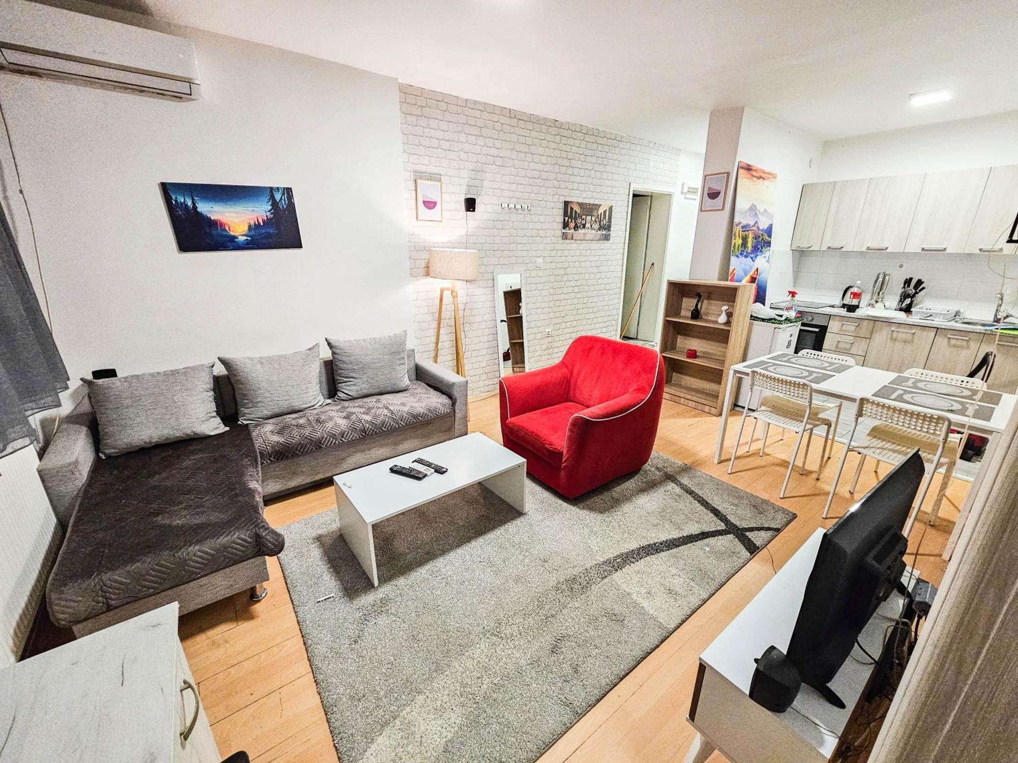 Rooftop Apartment At Mainsquare Üsküp Dış mekan fotoğraf
